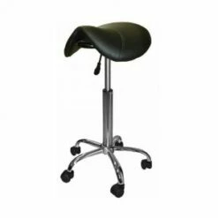AFSAD/BLK | Saddle Stool - Black