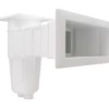 HD1001SLS | Complete Skimmer With Wide Angle Extension Throat - Liner Pools 1 HD1001SLS | Complete Skimmer With Wide Angle Extension Throat - Liner Pools -Pool Care Sales Shop HD1001SLS HD1001SLS 305466 HD1001SLS front view white 7