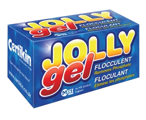 JG/25 | Jolly Gel - Case Of 25 Packs. Each Pack Contains 4 X 70 G Blocks. One Block Treat Up To 12,500 Gallons 3 JG/25 | Jolly Gel - Case Of 25 Packs. Each Pack Contains 4 X 70 G Blocks. One Block Treat Up To 12,500 Gallons