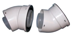 MB45DB | Genie 45° Flue Bend - Pair