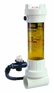 RA320C | Rainbow 320 In-line Feeder1.5” Connections - Clear Sided For Chlorine Or Bromine