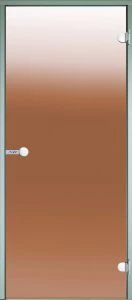 SSR012/PR | Harvia Glass Steam Room Door 1890mm X 690mm Bronze Glass - Aluminium Frame
