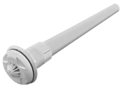 ZHD54LT | 1.5” Fixed Grate Inlet C/w Plumbed Pipe (approx 550mm/22” Long)